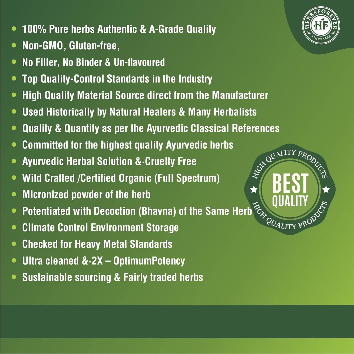 Bitter Melon Powder - Vitamin C Rich Karela Powder 230g, Non GMO, Vegan - Herbsforever