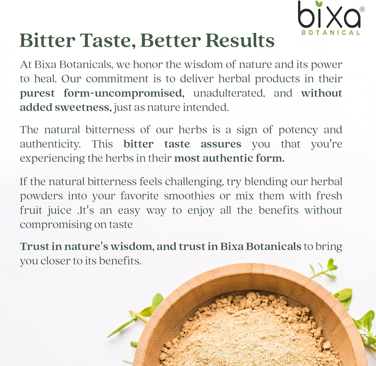 Bixa Botanical Andrographis Powder 200g 7oz - Natural Herbal Liver Tonic Supplement | Ayurvedic Digest Toxins Herb