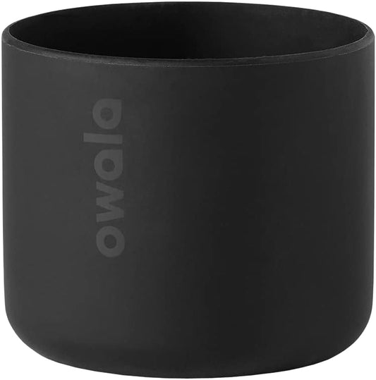 Black Anti-Slip Silicone Sleeve for 24 Oz Stainless Steel Water Bottles by Owala - Protects FreeSip & Flip Bottles