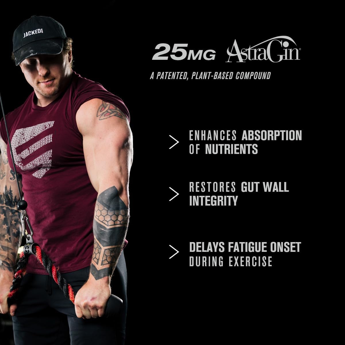 Black Cherry Nitrosurge Pre-Workout & Build XT Muscle Building Bundle for Men and Women by Jacked Factory