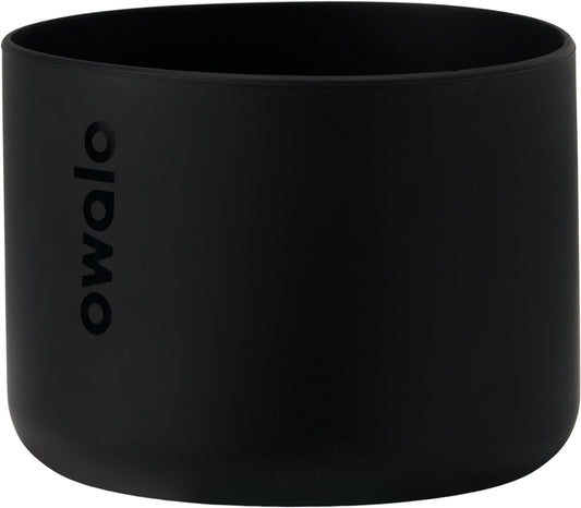 Black Silicone Sleeve for 40 Oz Stainless Steel Water Bottles, Anti-Slip Protection for Owala FreeSip and Flip Bottles