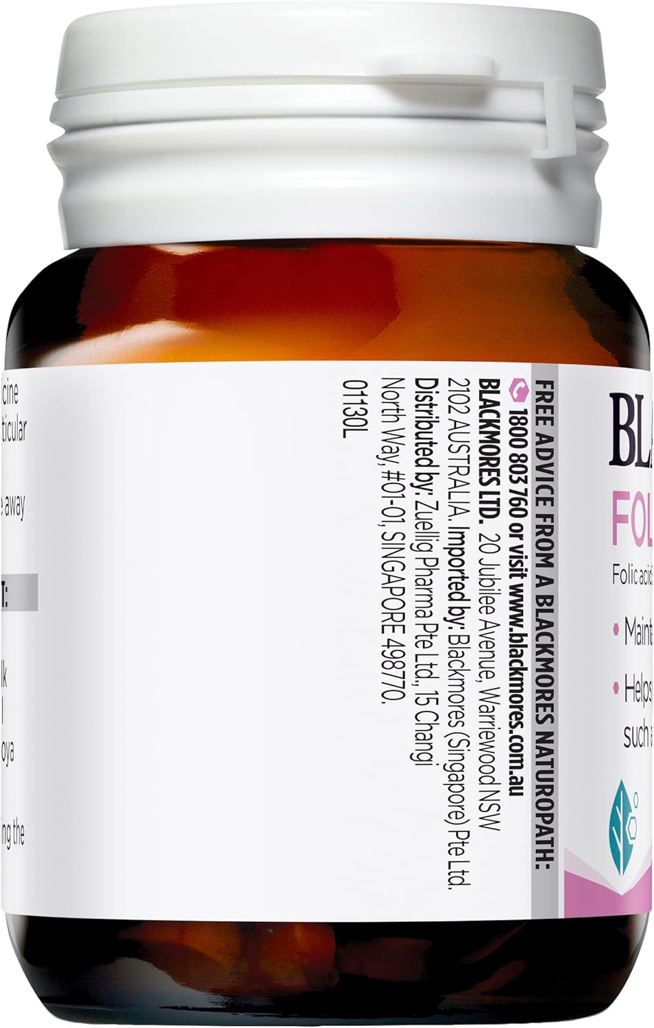 Blackmores Folate 500mcg Tablets - 90 Count - High Quality Folic Acid Supplement for Health