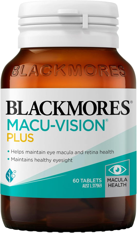 Blackmores Macu-Vision Plus 60 Tablets for Eye Health and Vision Support