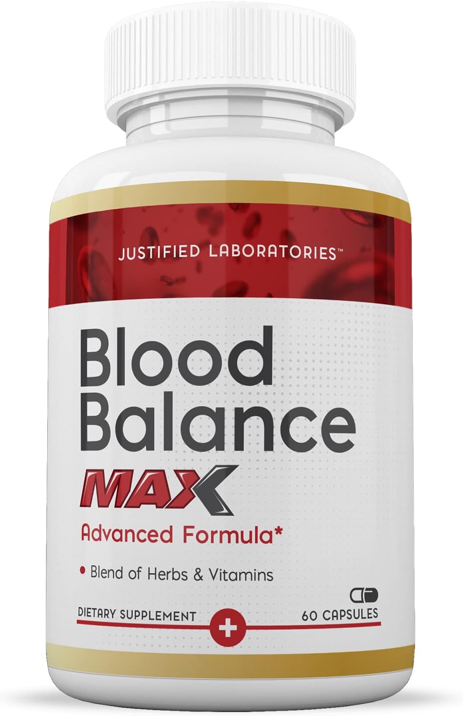 Blood Balance Max 1295MG Formula Supplement Pills - 2 Pack of 120 Capsules by Justified Laboratories