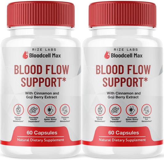 Bloodcell Max Capsules (2 Pack) - Advanced Formula for Healthy Bloodcell Levels and Overall Health - 120 Pills Review