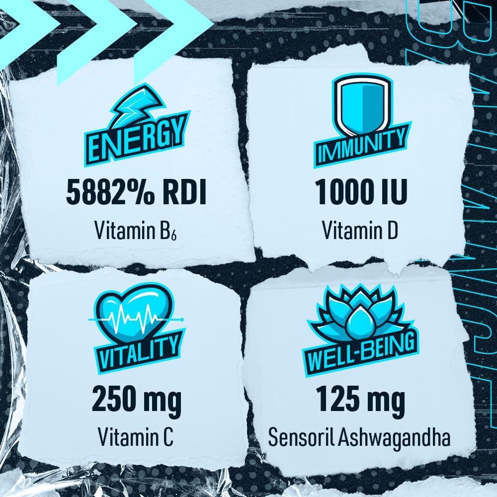 Blue Star Nutraceuticals Vitality for Men - Energy-Boosting Multivitamin with Ashwagandha and B-Vitamins - 90 Veggie Capsules