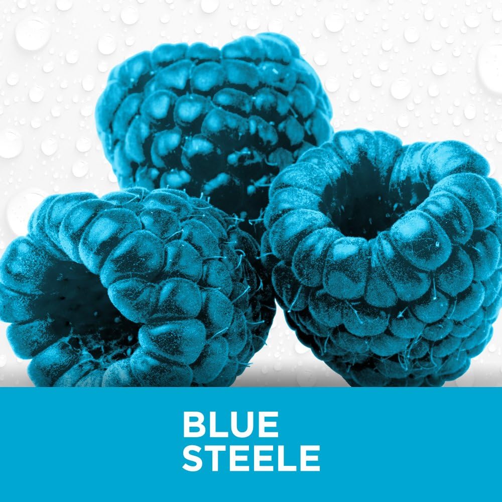 Blue Steele Amino Energy Drink Mix | Supports Recovery, Energy, Focus | 95mg Caffeine, 0 Cal, 60 Servings