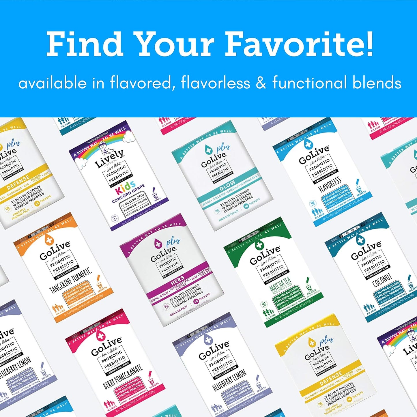 BLUEBERRY LEMON Synbiotic Probiotic with Prebiotic for Adults & Kids - 15B CFUs, 15 Strains - Formulated by MDs and RDs