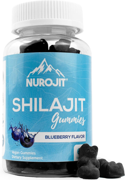 Blueberry Shilajit Gummies - Vegan NuroJit Supplement