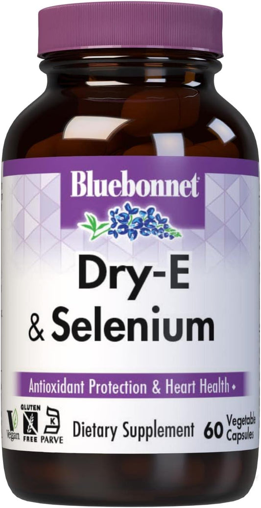 BlueBonnet Dry Vitamin E-400 IU with Selenium Capsules - 60 Vegetarian Count