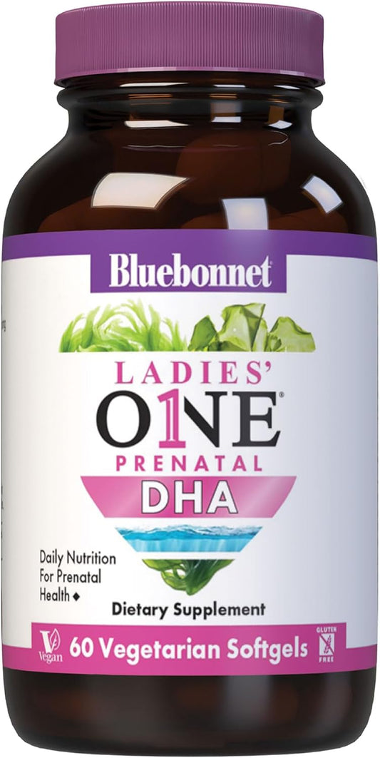 BlueBonnet Early Promise Prenatal DHA Supplement - 200mg, 60 Vegetable Capsules