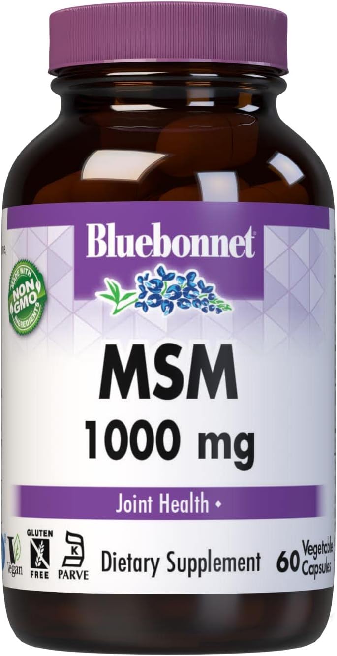 BlueBonnet MSM 60 Vcapsules Dietary Supplement for Joint Health
