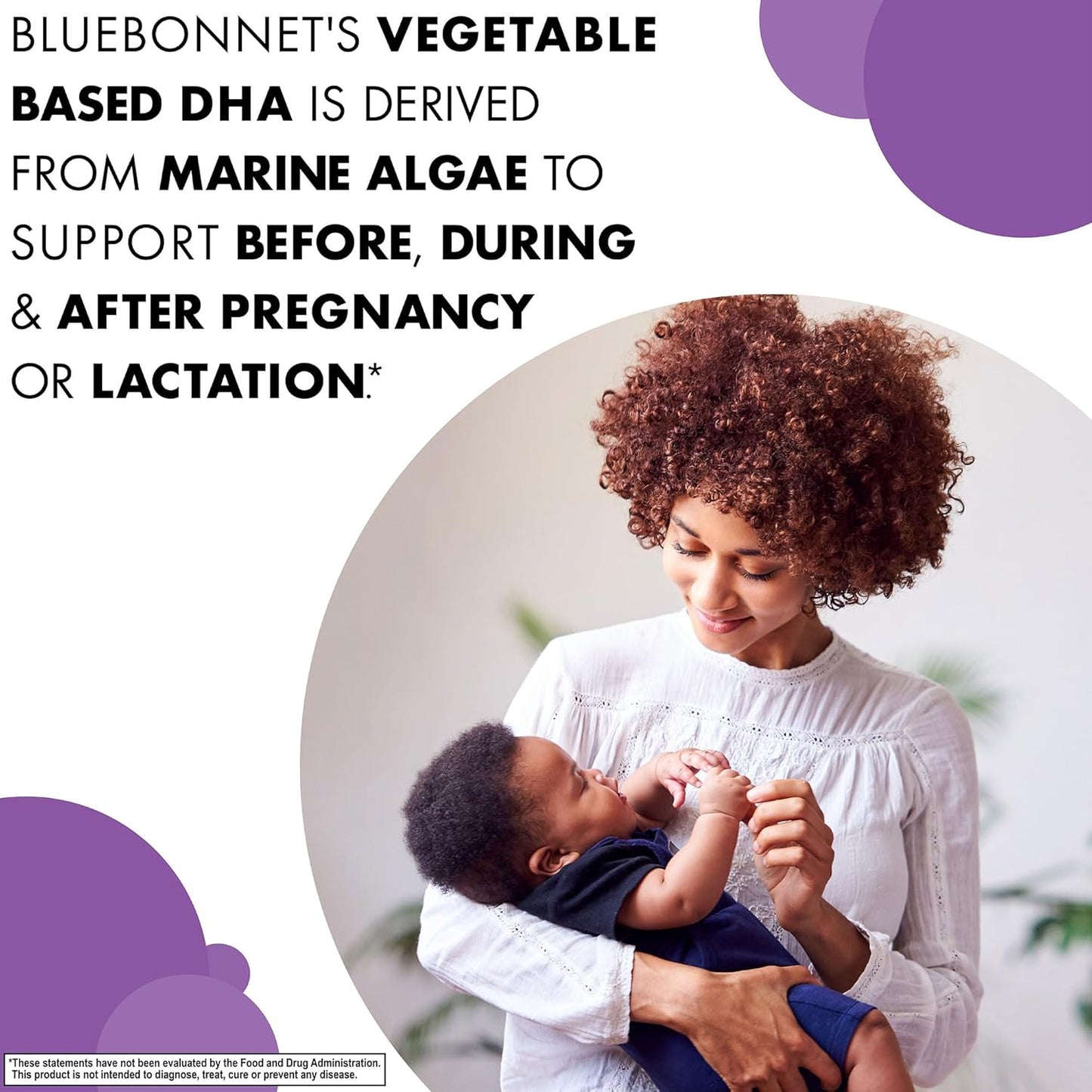 Bluebonnet Nutrition Ladies' One Prenatal DHA Softgels - Vegan, Non-GMO, Gluten-Free - Daily Nutrition for Prenatal Health - 30 Servings