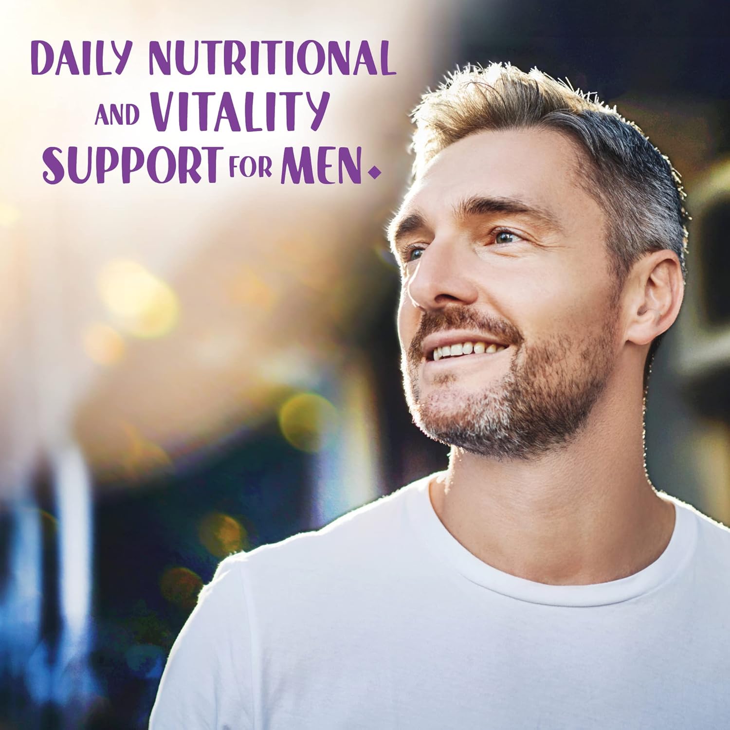 Bluebonnet Nutrition Men's 40+ Whole Food Multivitamin, Soy-Free, Non-GMO, Gluten Free, Kosher - 30 Vegetable Capsules