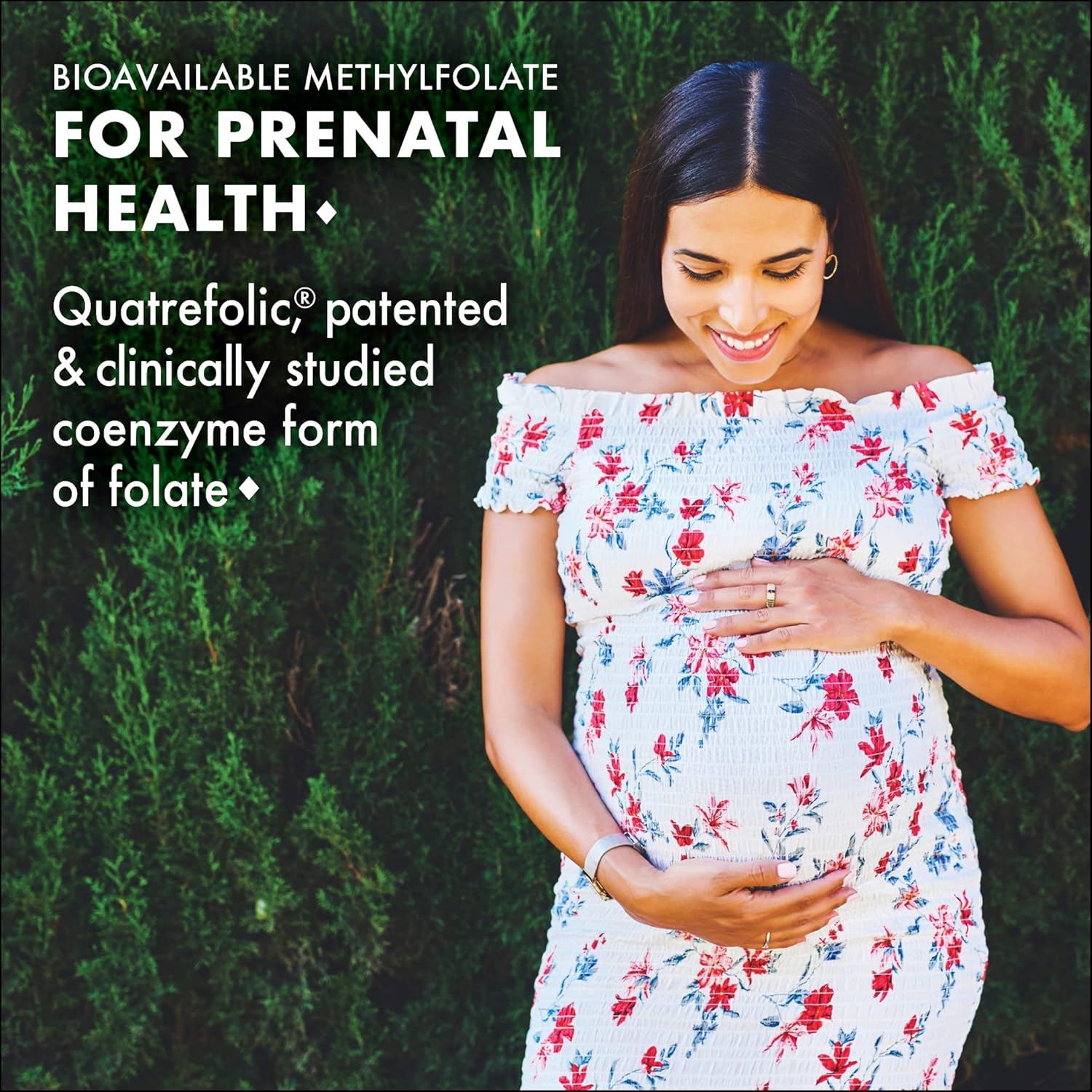 Bluebonnet Nutrition Methylfolate 800 mcg Capsules with Quatrefolic - Energy, Mood, Prenatal Health - Vegan, Gluten-Free, Non-GMO - 60 Servings