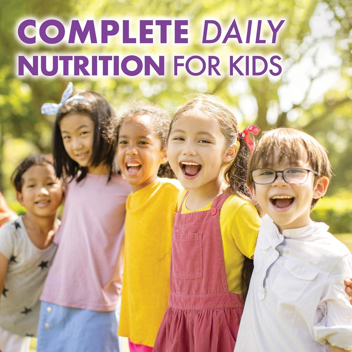 Bluebonnet Nutrition Rainforest Animalz Whole Food Based Kids Multivitamin & Mineral Chewable Tablets - 90 Count - Gluten Free, Milk Free, Kosher, Mixed Flavors