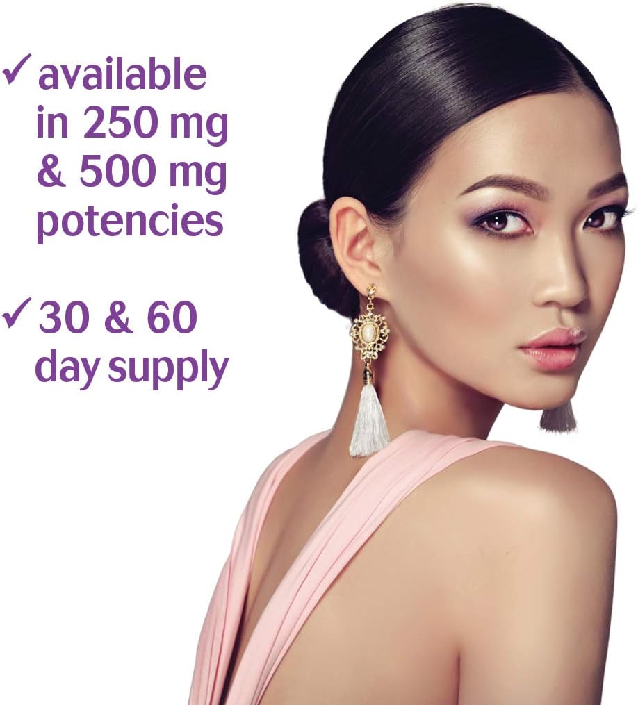 Bluebonnet Nutrition Resveratrol 500mg Capsules for Skin Integrity, Non-GMO, Vegan, Gluten-Free - 30 Servings