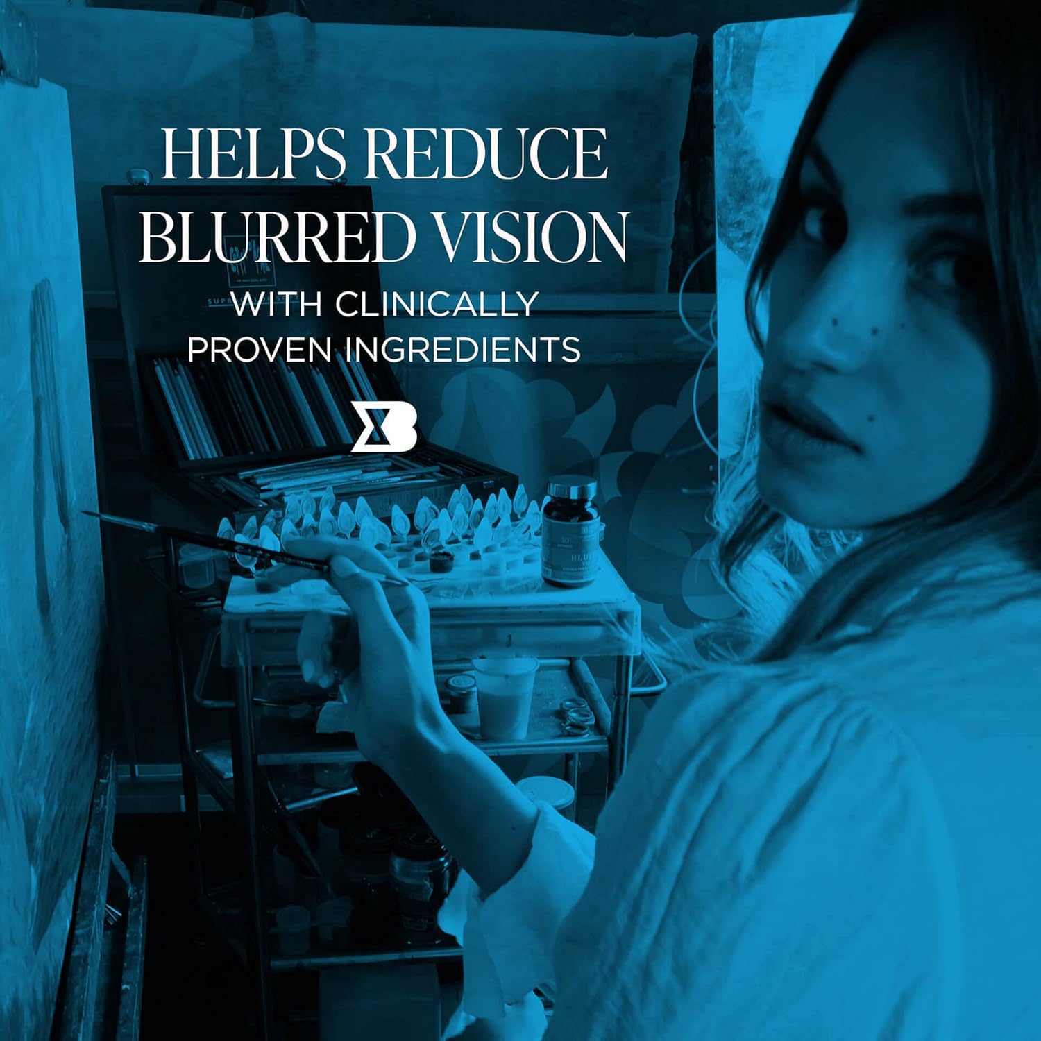 Bluerex Vision Eye Health Supplement for Adults - Vitamin E & Bilberry Extracts - Antioxidant Support for Computer Vision Syndrome & Dry Eyes