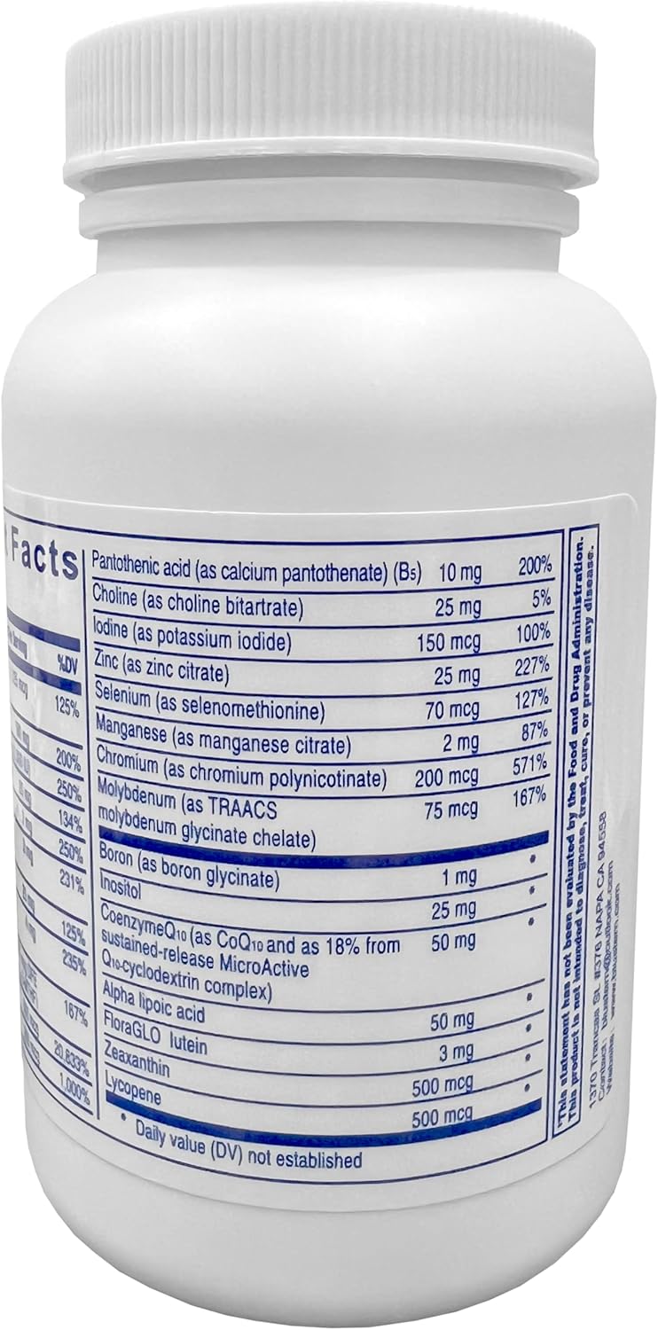 BLUSTERN Multivitamin Supplement for Enhanced Immunity, Brain Function & Eye Health - 90 Capsules for Women & Men