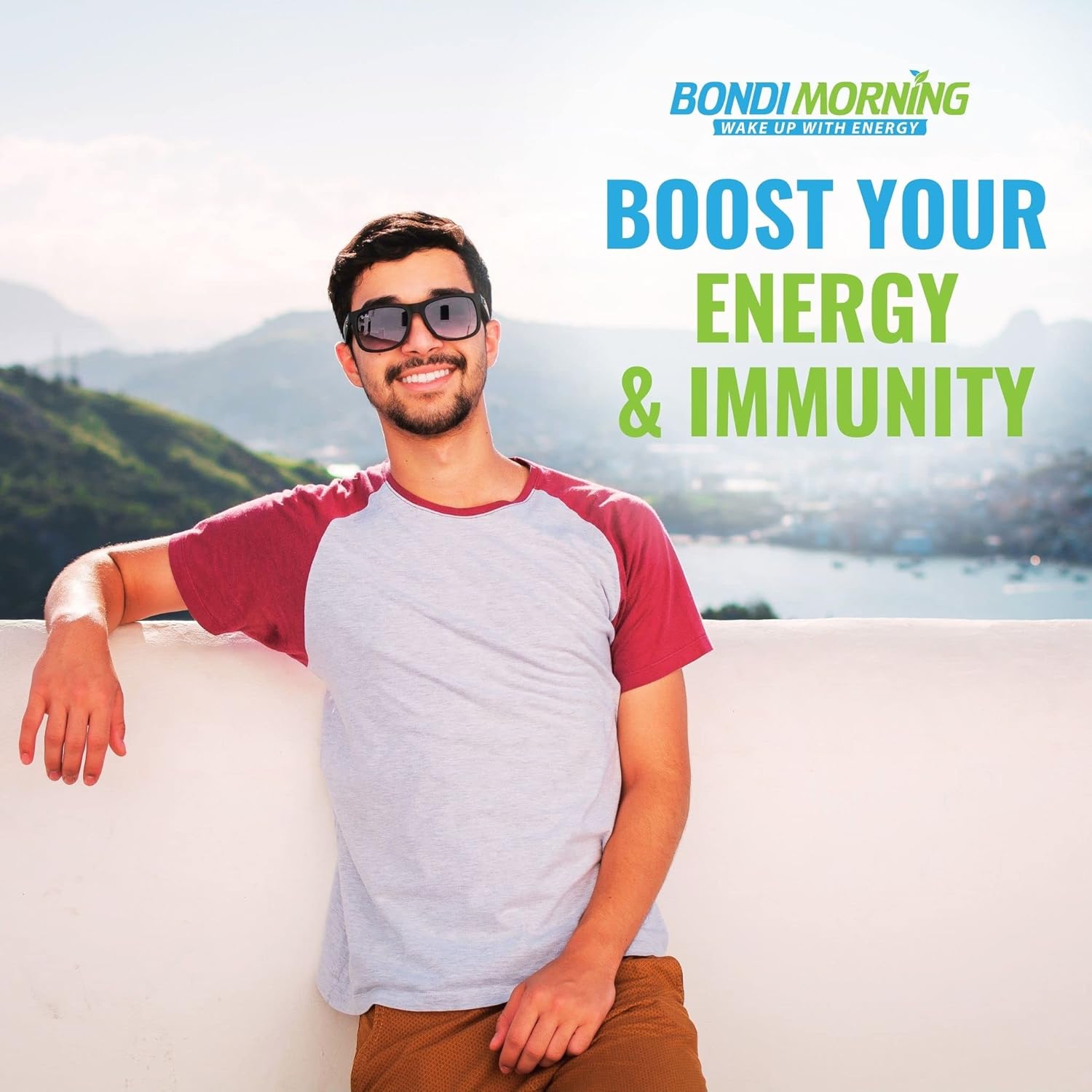 Bondi Morning Mushroom Complex - Immune Support Supplement with Cordyceps, Reishi, Lion's Mane, and Chaga Mushrooms - 60 Capsules for Brain Health, Energy Boost, and Immune Defense