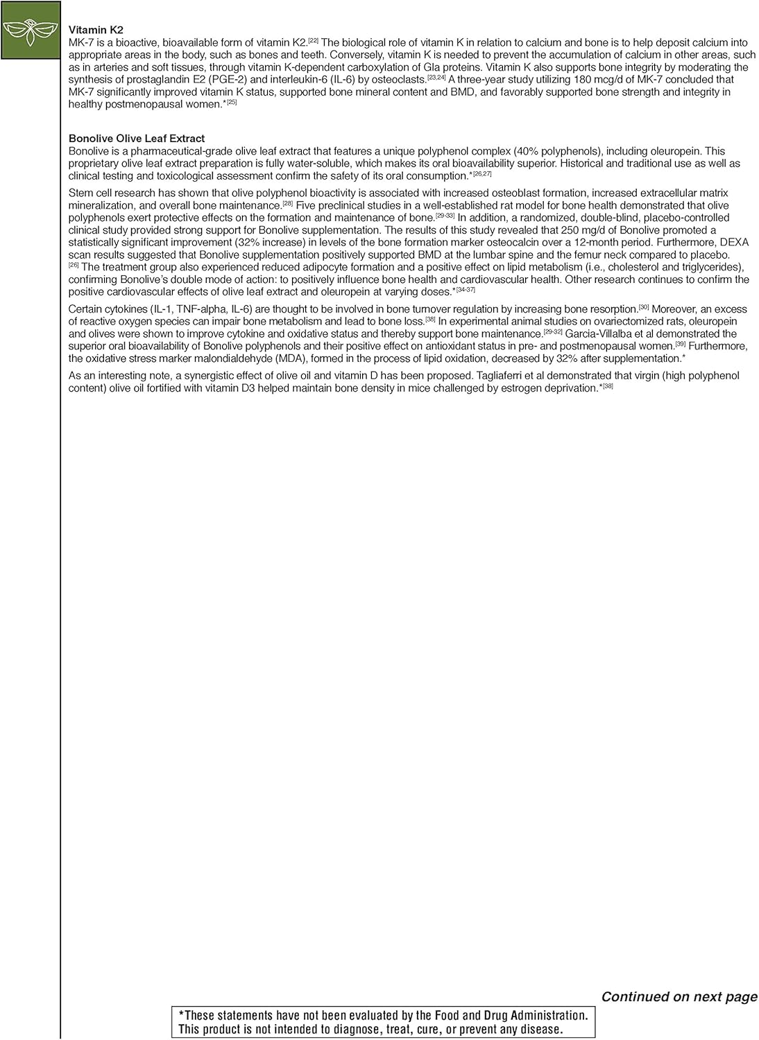 Bone Health Supplement with MCHC, Vitamin D3, and K2 | HormoneSynergy RetzlerRx® OsteoStrength MK-7 | Supports Bone Density & Strength | 60 Packets