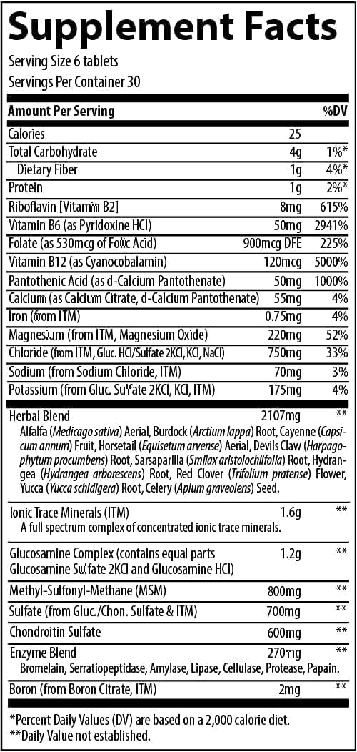 Bone Health Support Supplement with Trace Minerals - ActivJoint Platinum - Joint & Muscle Health - Heart Health - 180 Tablets