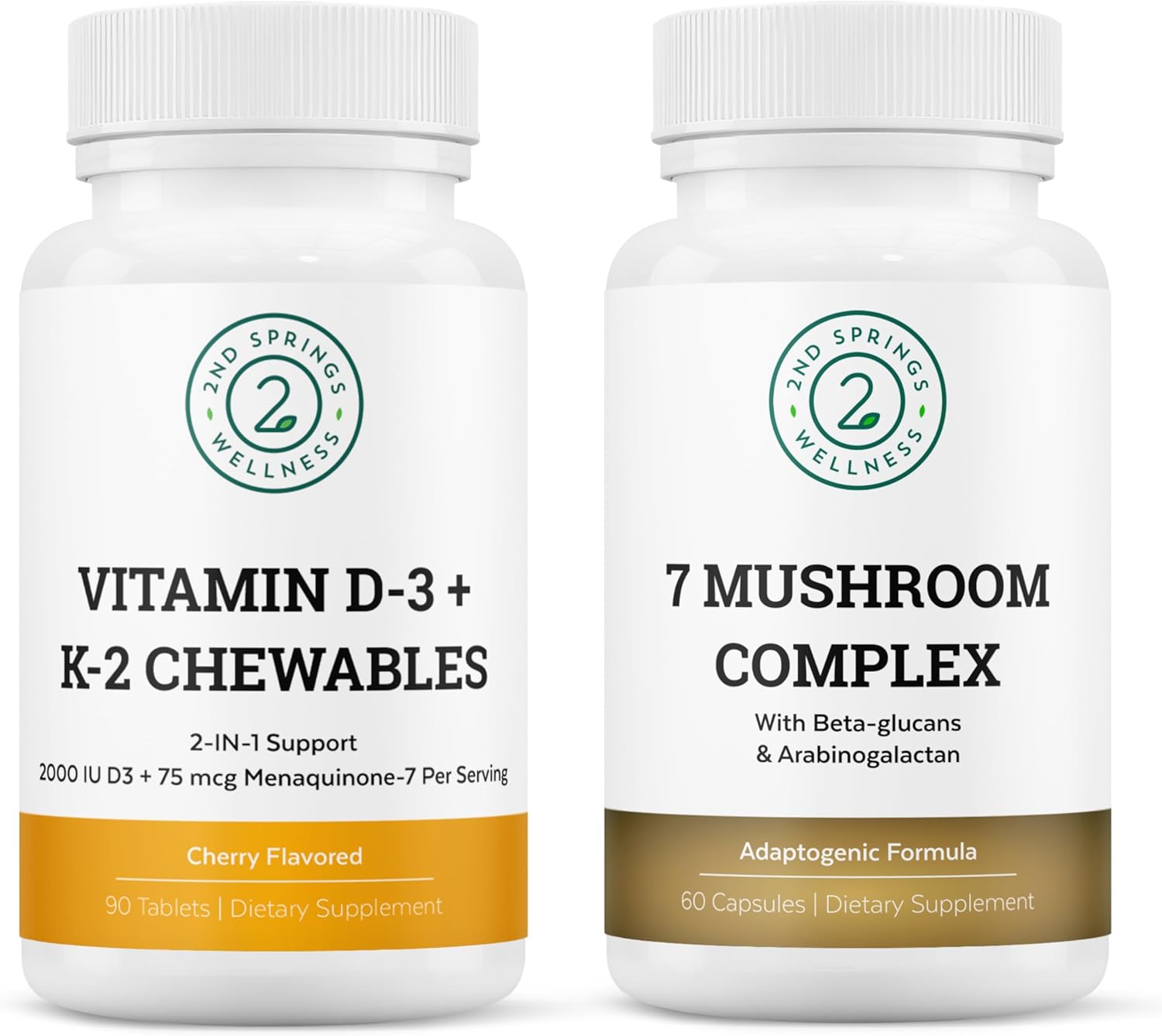 Boost and Balance with 2nd Springs Mushroom and Sunshine Bundle for Overall Wellness and Vitality!