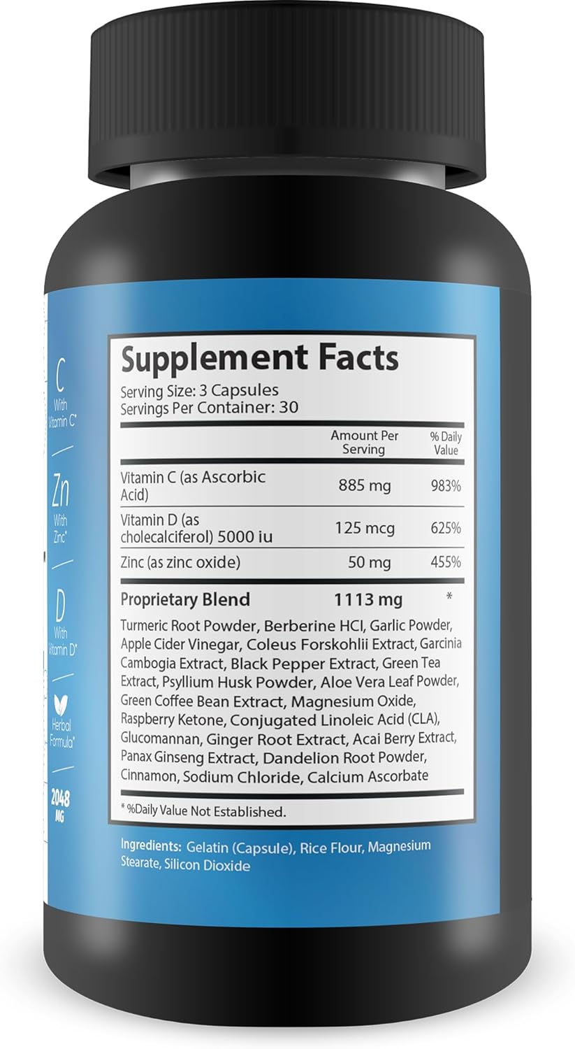 Boost Full Body Health with CZD Capsules - Natural Immune & Wellness Supplement for Overall Health Support, Swelling & Discomfort Relief - Optimize Your Wellbeing with Nature & Science