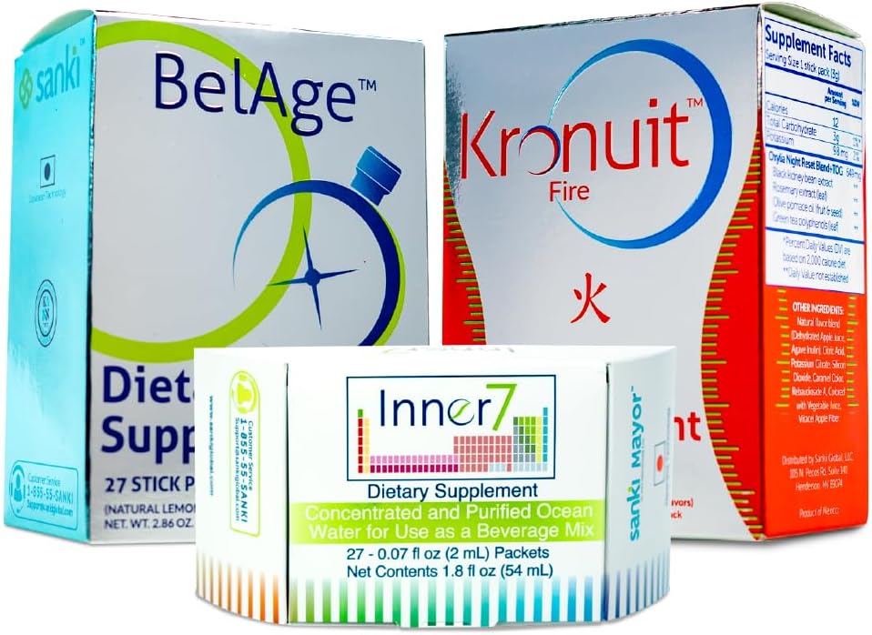 Boost Your Health with Sanki BelAge, Kronuit Fire, and Inner7 Dietary Supplements