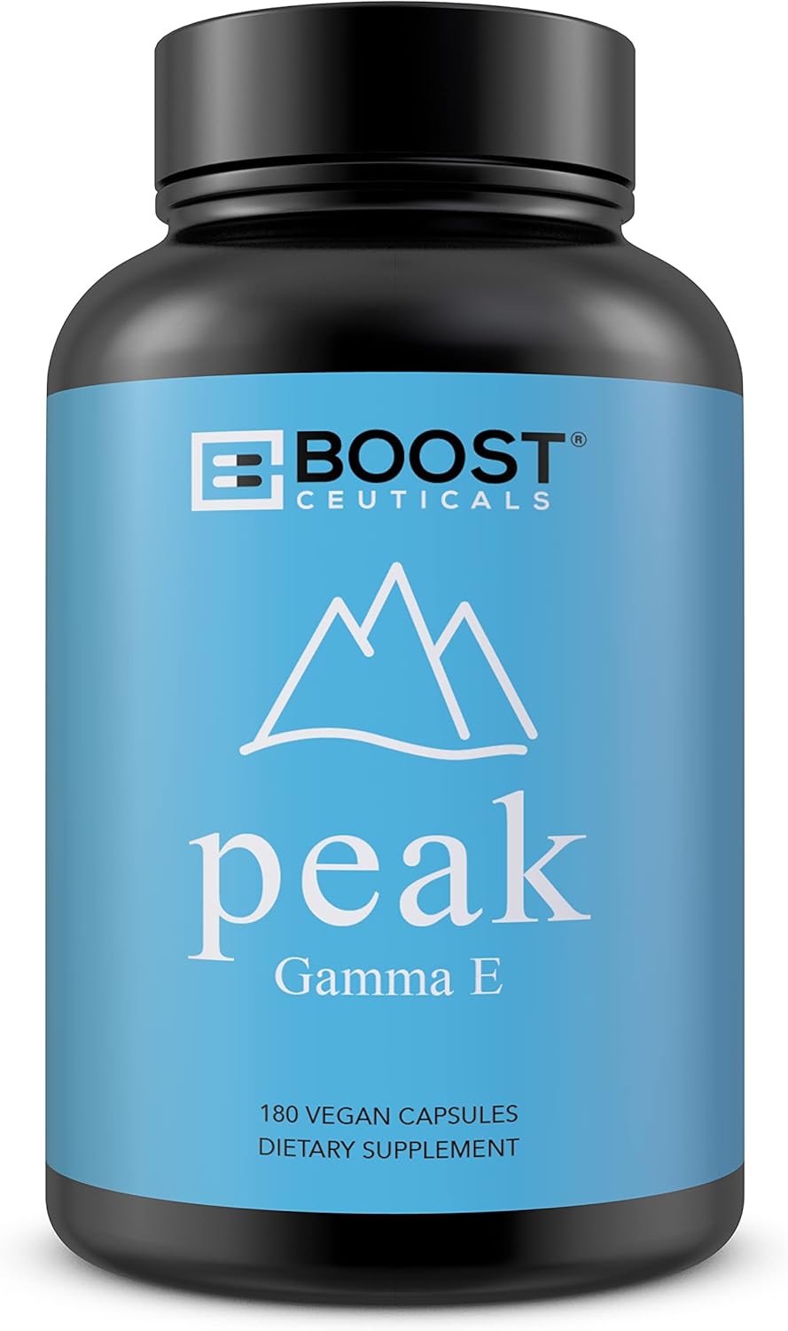 BoostCeuticals Vegan Vitamin E 400 IU Mixed Tocopherols Complex - Non GMO Gluten Free VIT E Supplement