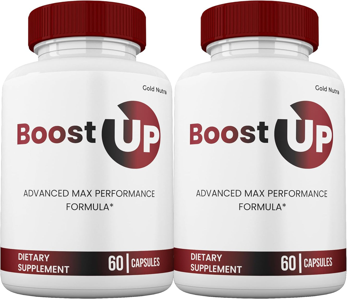 BoostUp Gold Nutra Capsules - Maximum Strength All Natural Supplement, 60 Capsules per Bottle (2 Pack)