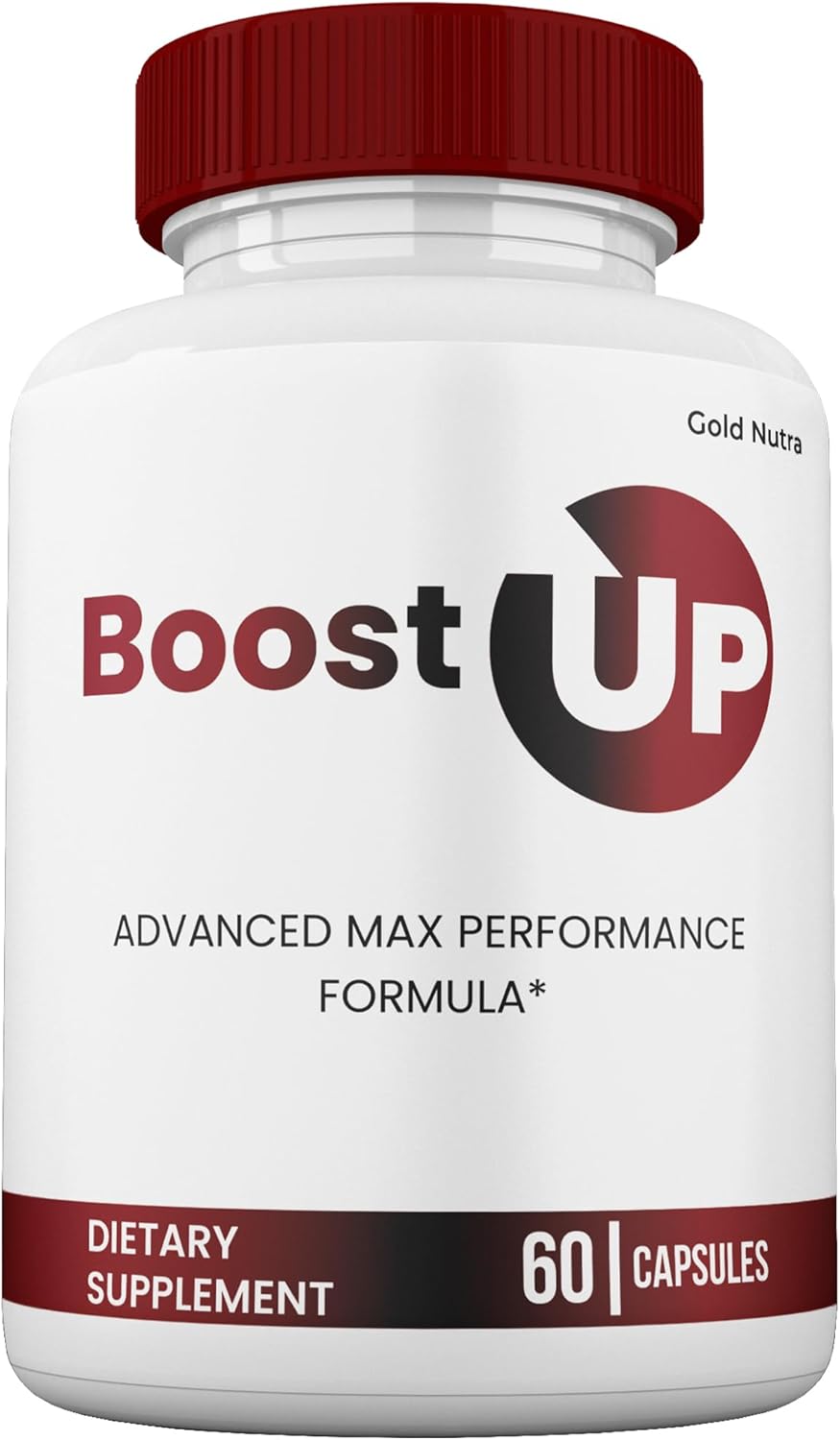 BoostUp Gold Nutra Capsules - Maximum Strength All Natural Supplement, 60 Capsules per Bottle (2 Pack)