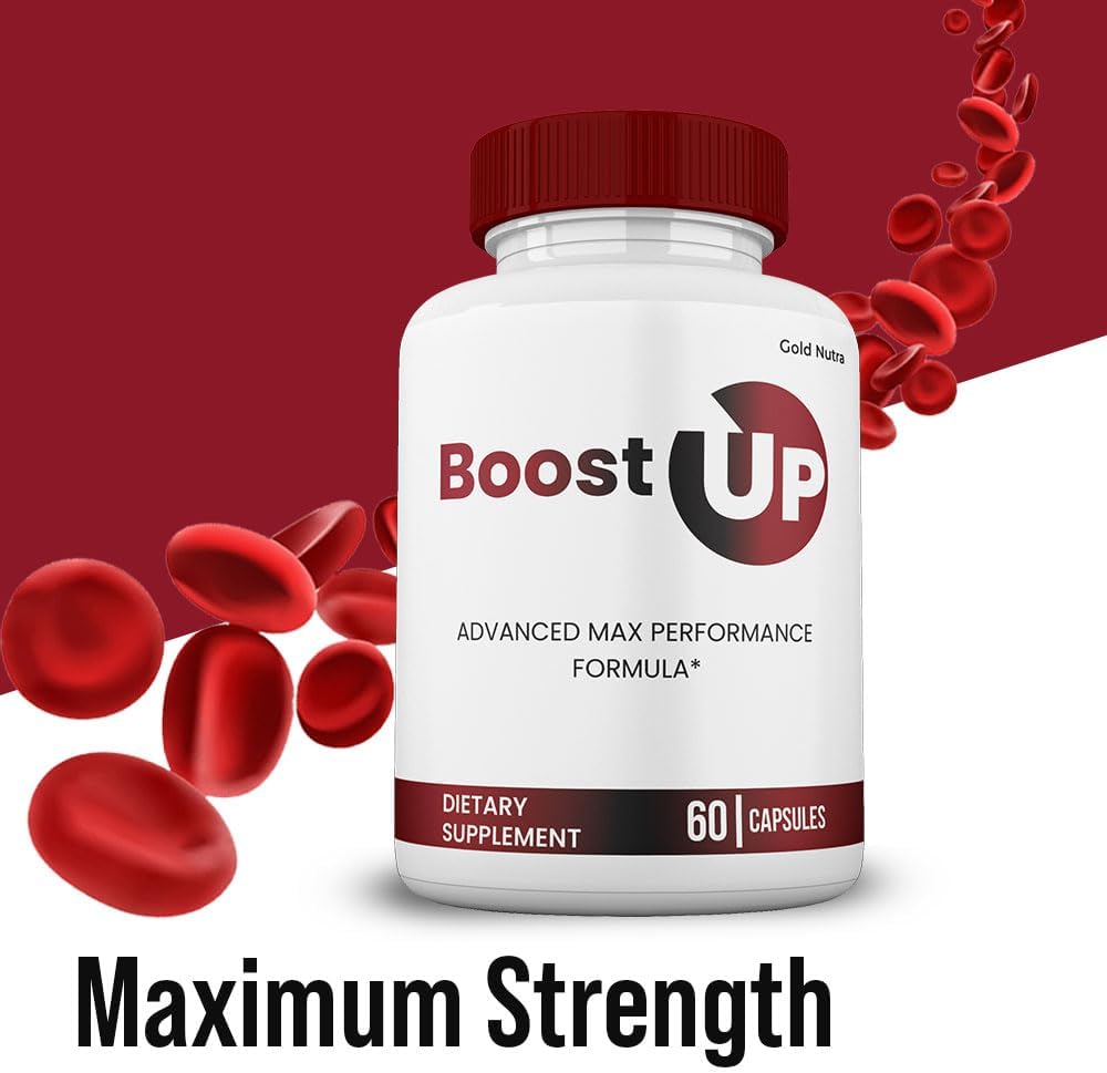 BoostUp Gold Nutra Capsules - Maximum Strength All Natural Supplement, 60 Capsules per Bottle (2 Pack)