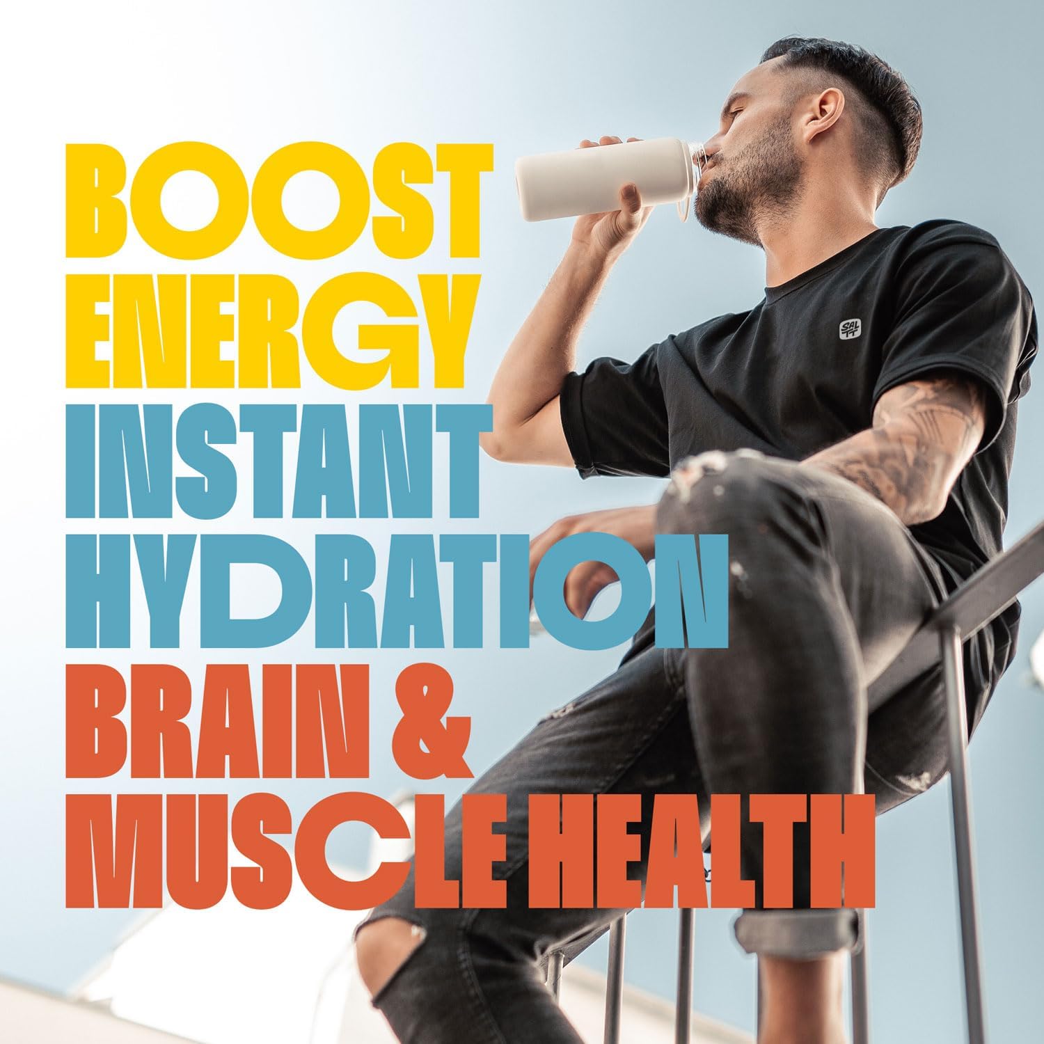 Booyah Berry Keto Chow SALTT Electrolytes Powder Drink Mix - 30 Packets - Zero Sugar & Gluten Free - Travel Hydration Essentials