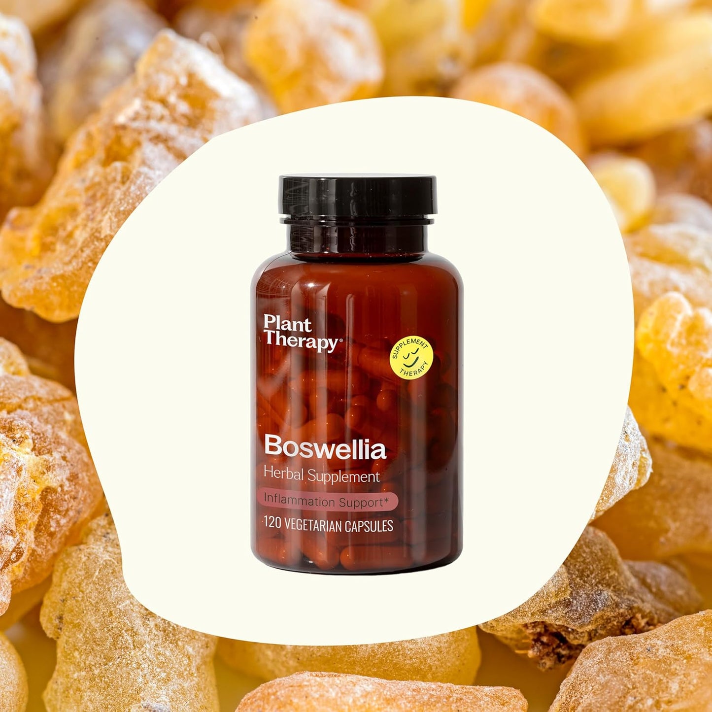 Boswellia Herbal Supplement Capsules and Magnesium Powder for Rest & Restore