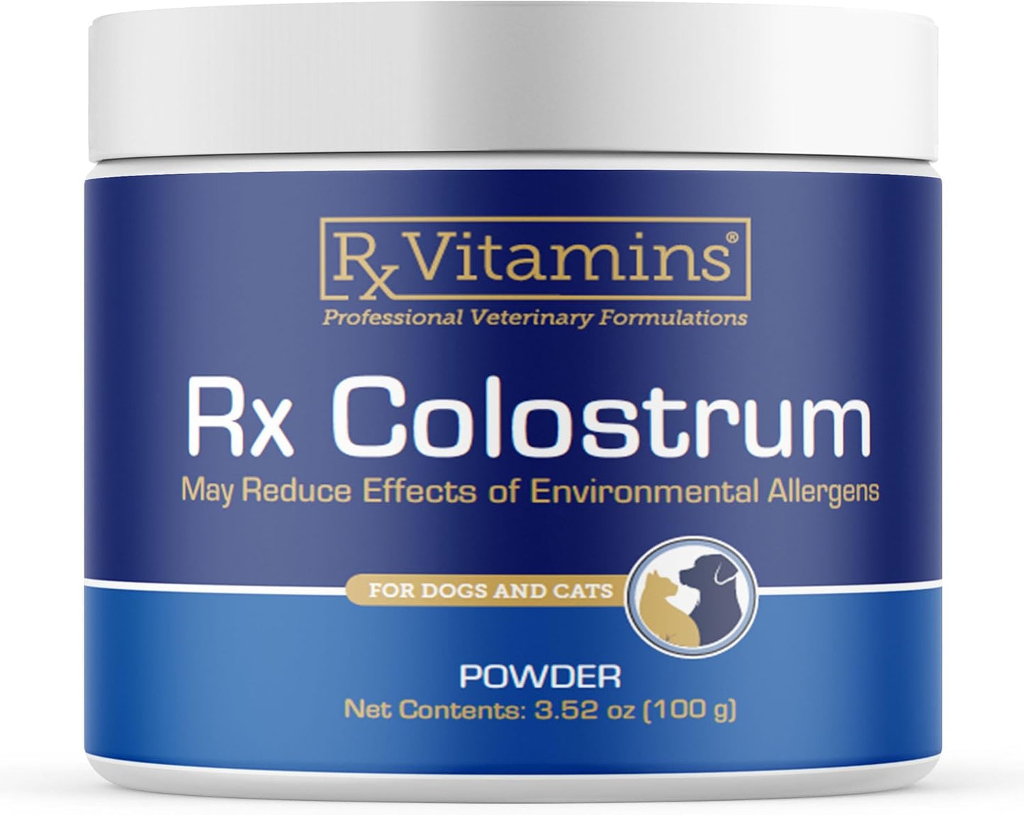 Bovine Colostrum Powder for Cats & Dogs - Immune & Digestive Support Supplement - 3.52 oz (100g)