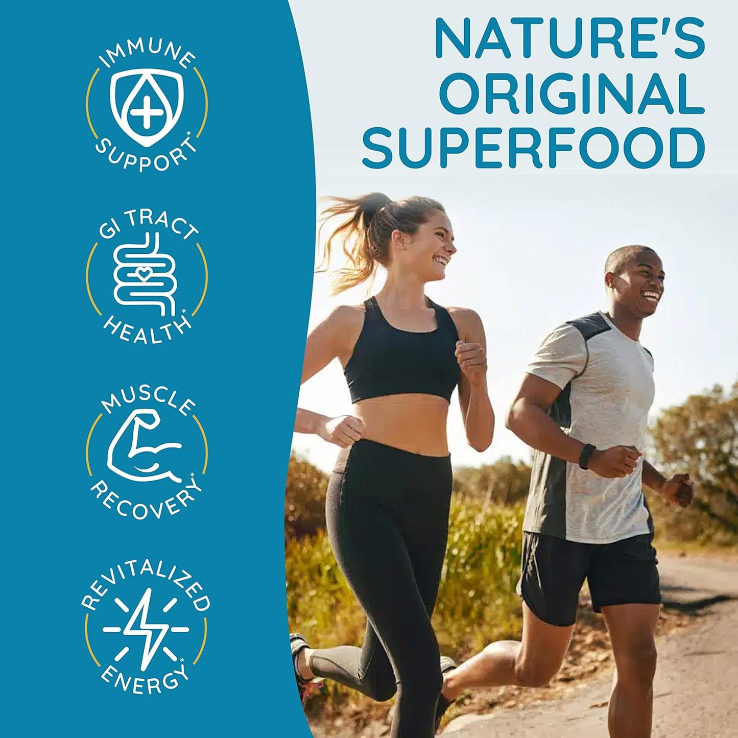 Bovine Colostrum Powder Supplement for Gut Health, Immune Support, Muscle Recovery - Unflavored + Milk Frother Combo