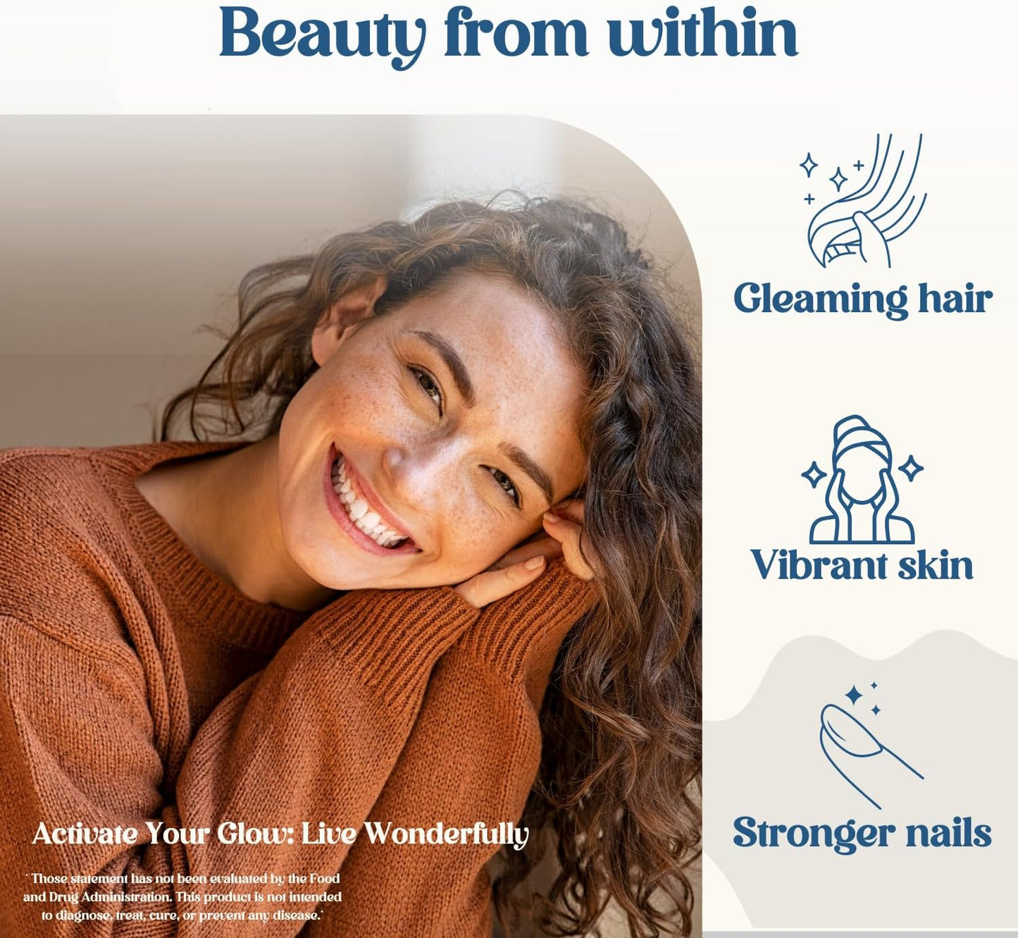 Bovine Colostrum Supplement for Gut Health, Hair Growth, and Immune Support - 60 Capsules for Women & Men