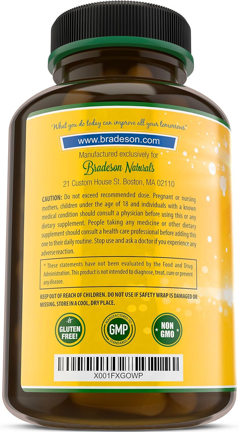 Bradeson Naturals Digestive Enzymes with Probiotics - Natural Dietary Supplement (60 Capsules)