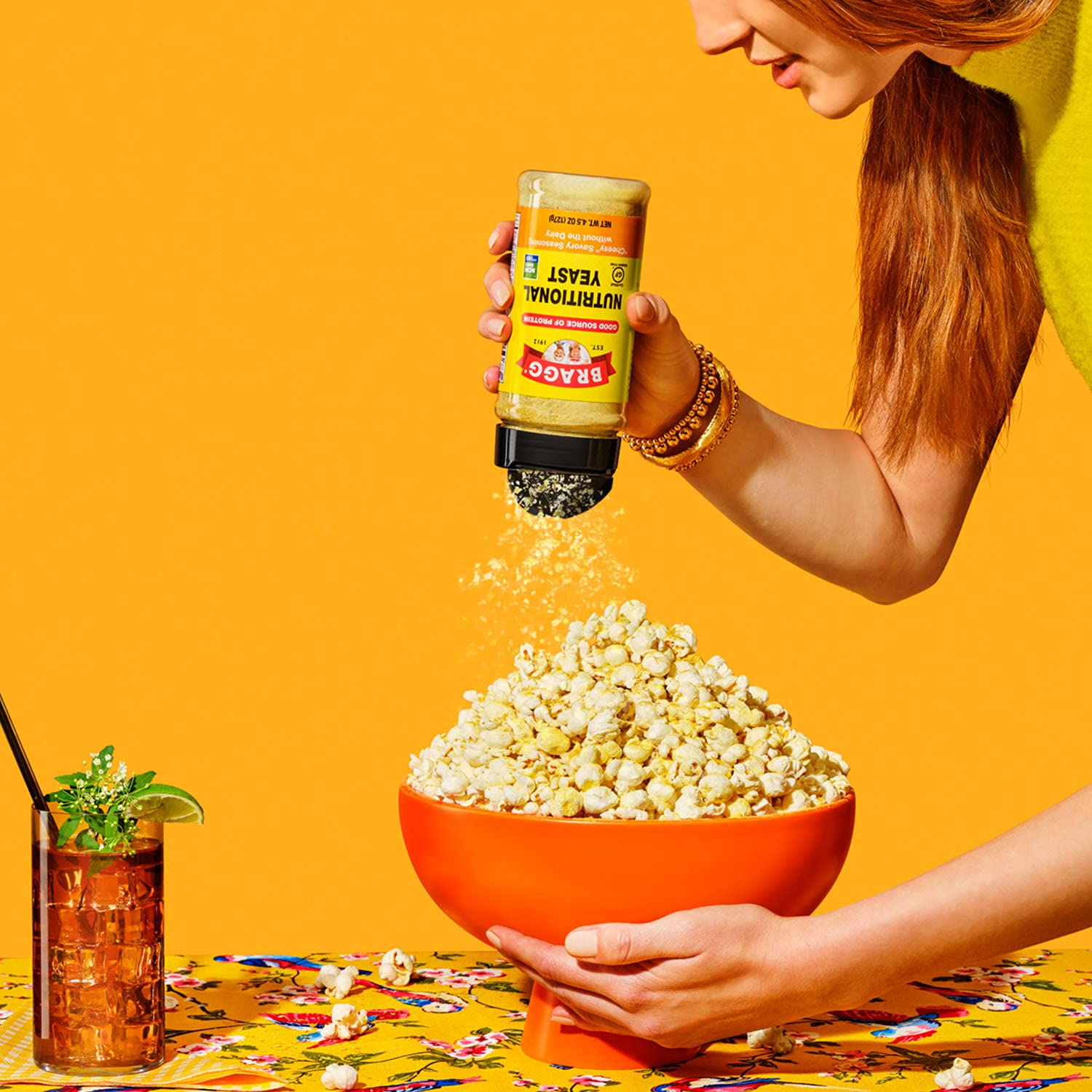 Bragg Nutritional Yeast Seasoning: Vegan, Gluten-Free, High Protein & Vitamin Source - Savory Cheese Substitute - Original Flavor (2 Pack, 4.5oz)