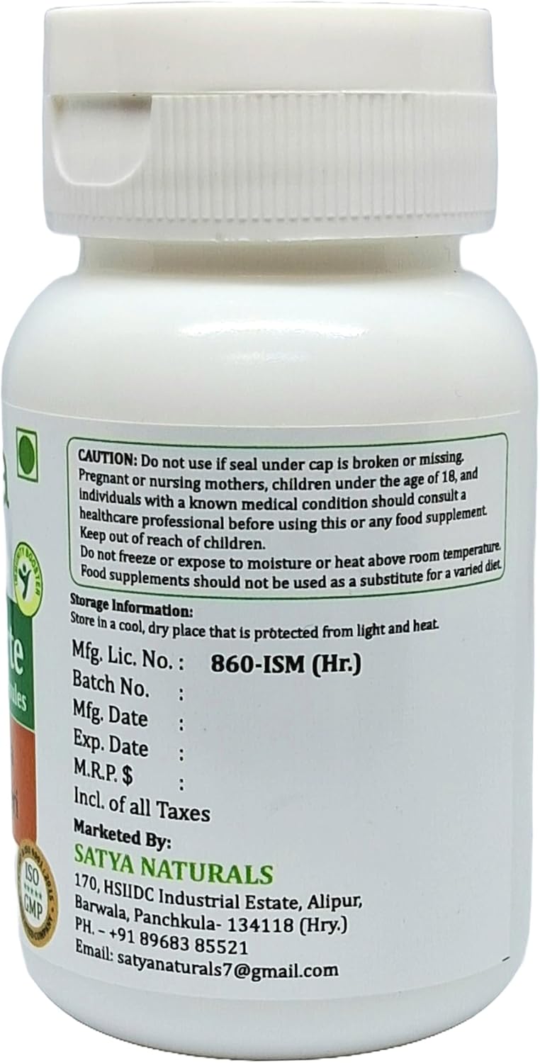 Brahmi Forte Capsules 500mg - 60 Veg Capsules | Ayurvedic Brahmi Extract for Men and Women | Herbal Supplement - 10:1 Forte (1 Bottle)