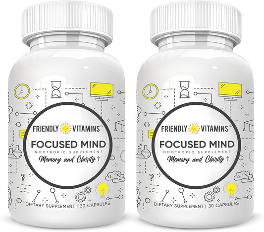 Brain Boost: Memory and Focus Supplements for Adults - Nootropic Brain Pills for Mental Clarity and Concentration