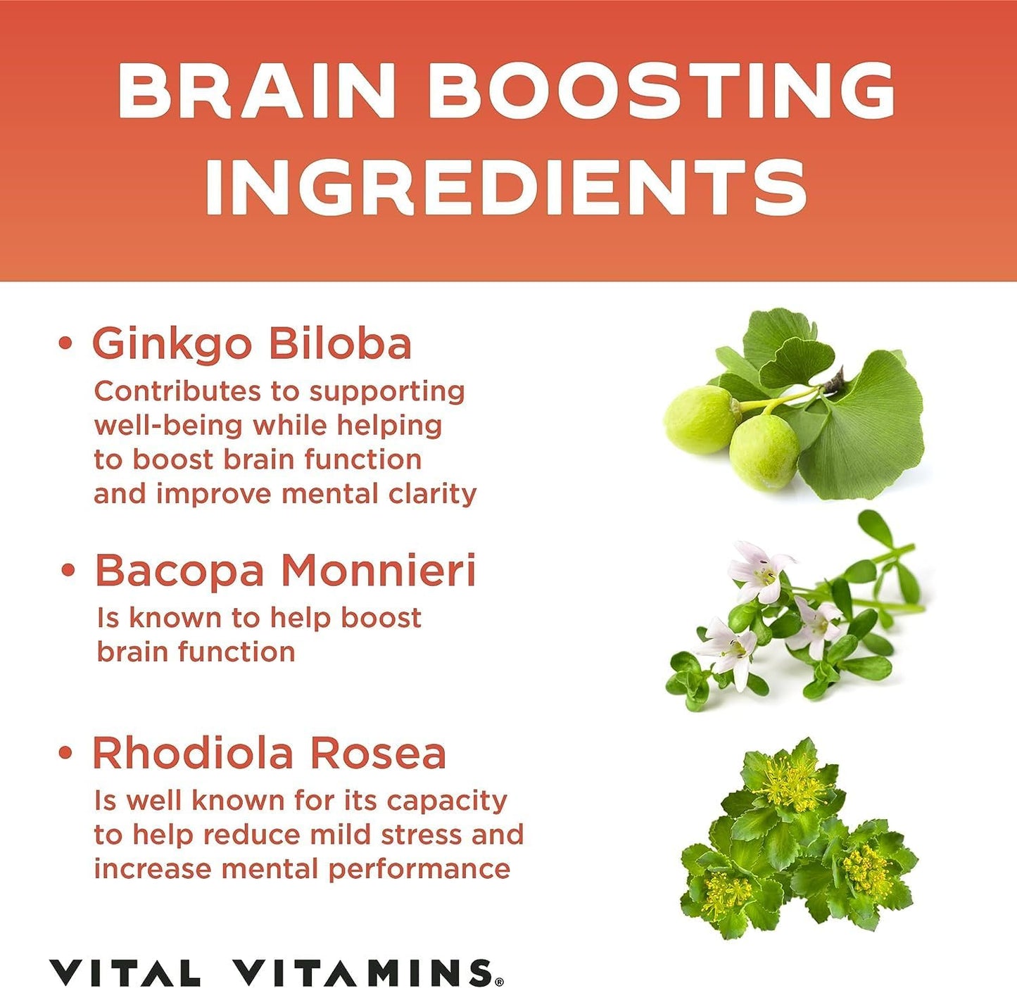 Brain Booster Vitamins with Multi Collagen Pills (180 ct) for Cognitive Health and Skin Support