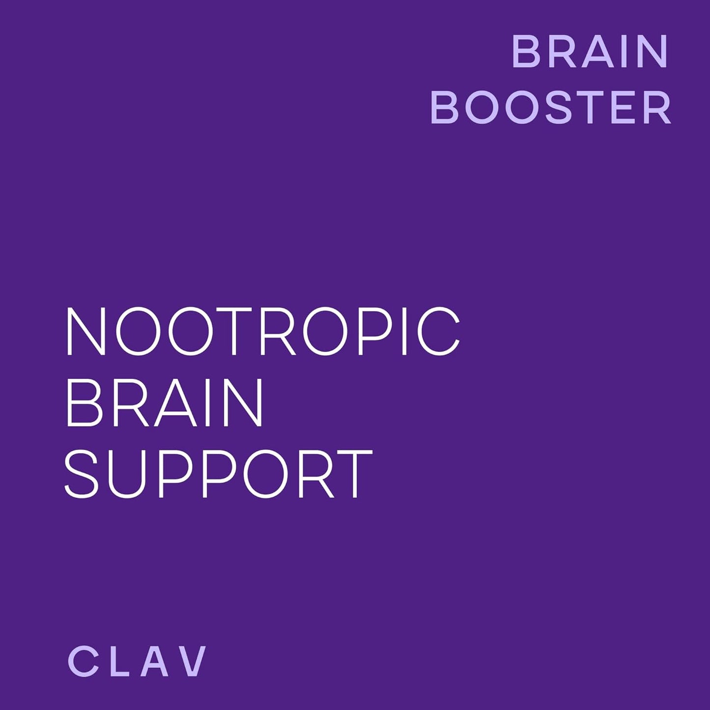 Brain Boosting Nootropic Supplement with Lions Mane, Bacopa Monnieri, Ginkgo - Memory & Focus Support - 60 Capsules