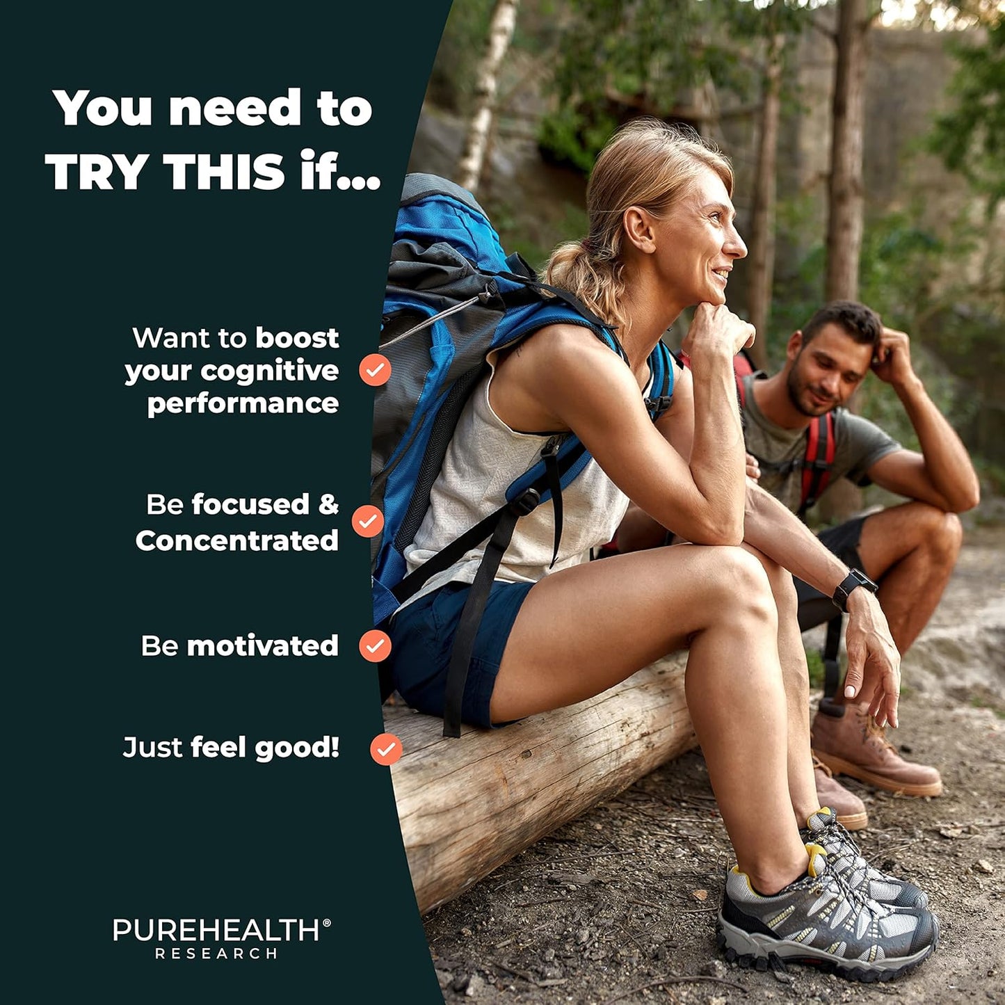 Brain Health Supplement with Lions Mane, Shiitake, Chaga, Reishi Mushrooms - Boost Memory and Focus with Bacopa Monnieri and Gingko Biloba - 60 Capsules