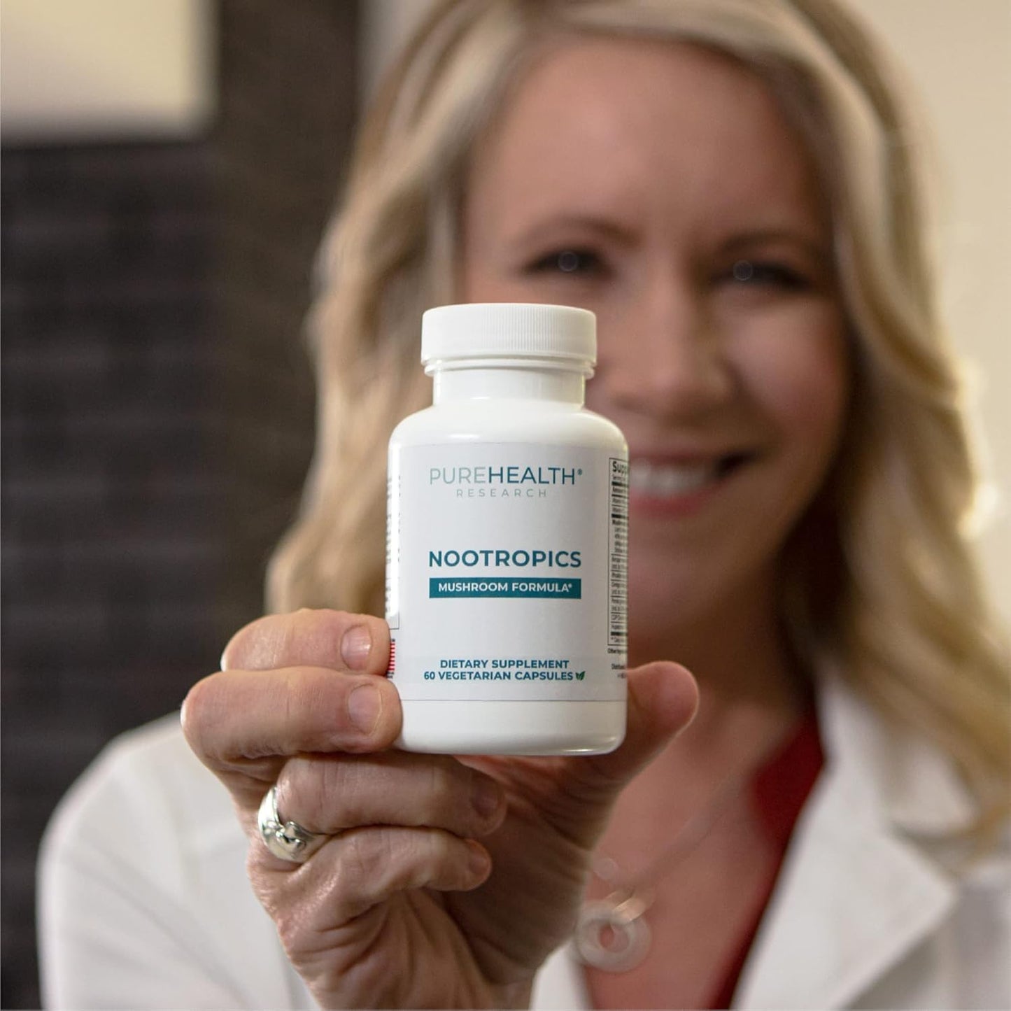 Brain Health Supplement with Lions Mane, Shiitake, Chaga, Reishi Mushrooms - Boost Memory and Focus with Bacopa Monnieri and Gingko Biloba - 60 Capsules