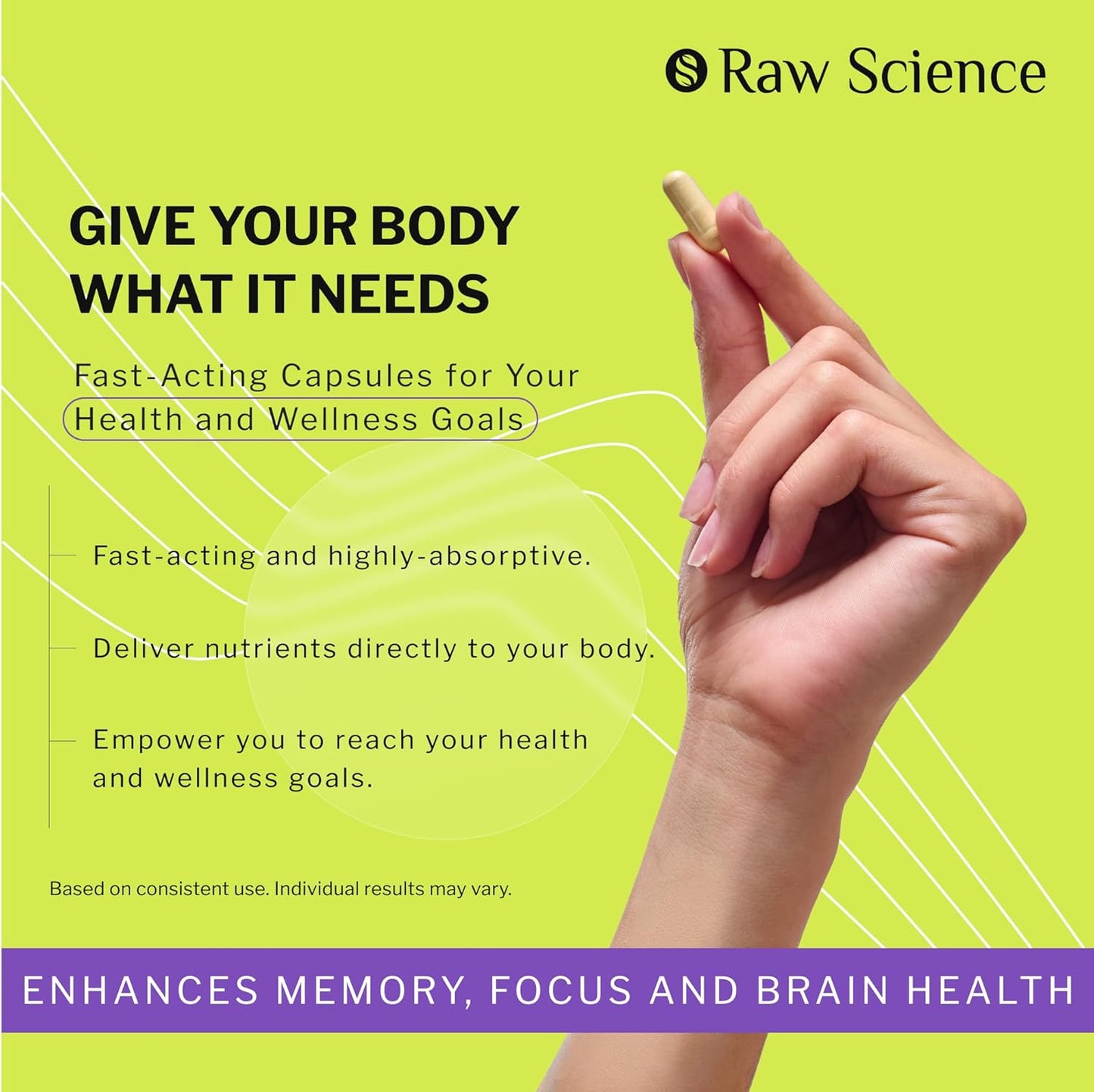 Brain Health Support Nootropic Supplements with Huperzine A & Phosphatidylserine - Memory & Focus Booster with GABA, Choline, DHA - 60 Capsules