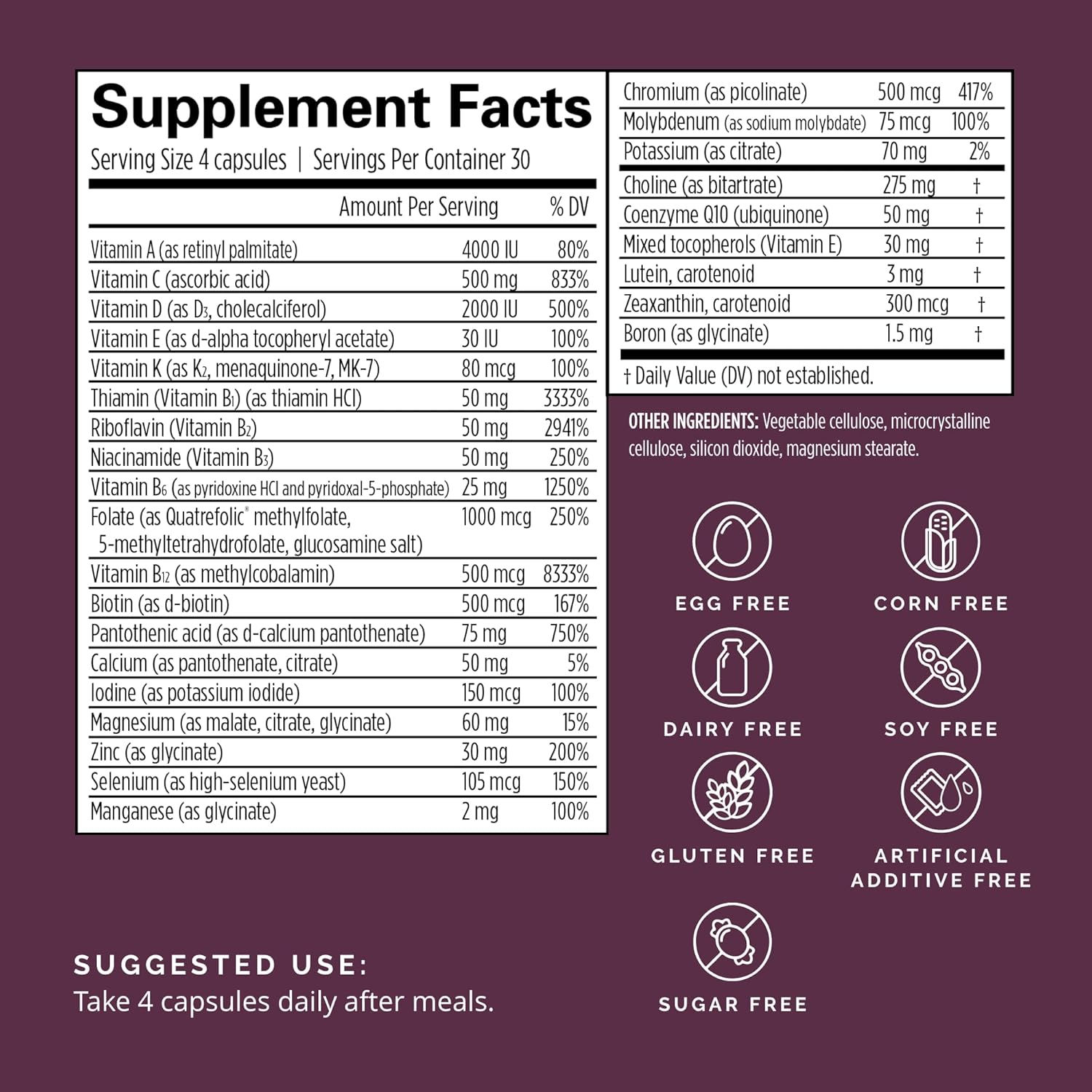 BrainMD Smart Prenatal Multivitamin - 120 Capsules - Supports Healthy Pregnancy & Baby Development - Gluten-Free - 30 Servings