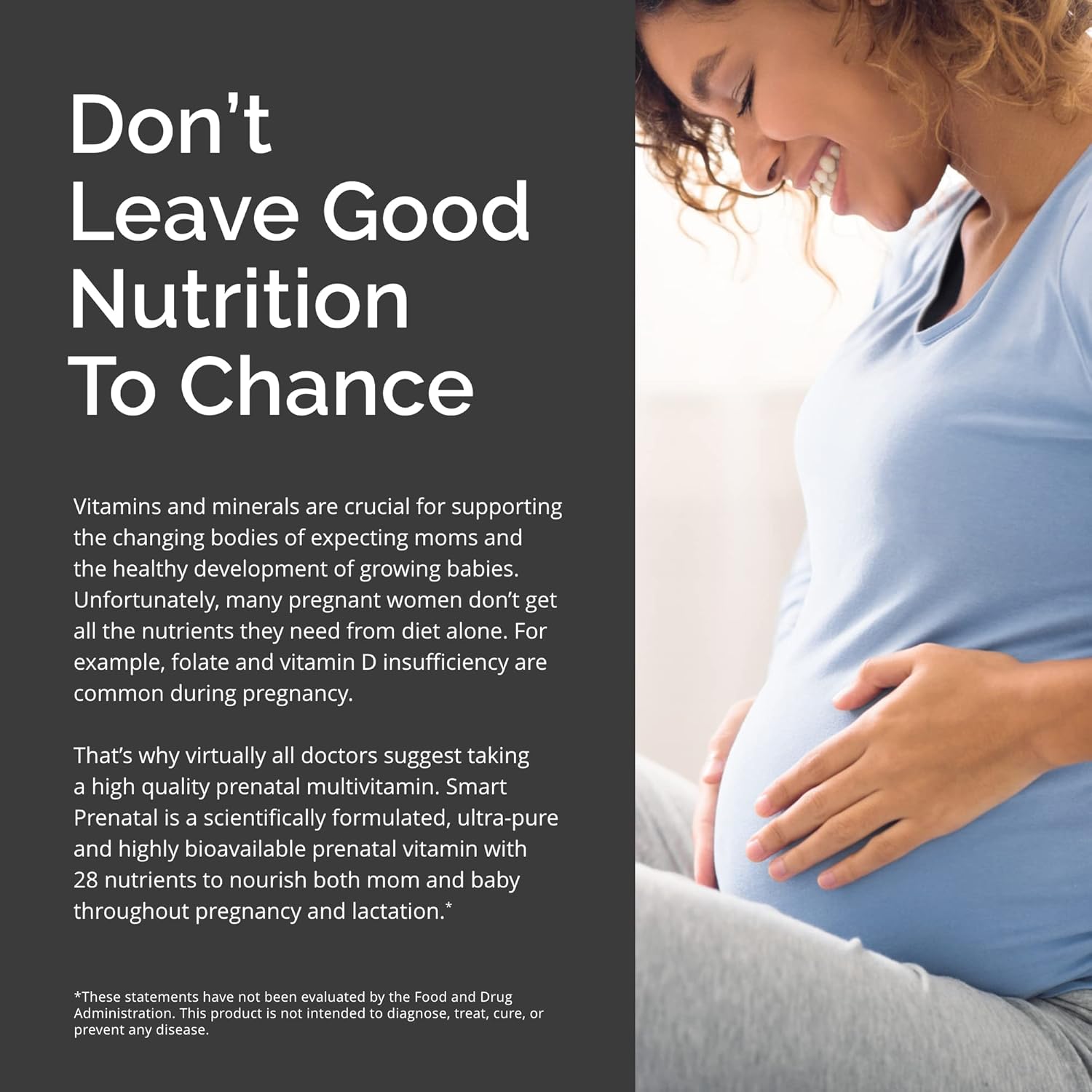 BrainMD Smart Prenatal Multivitamin - 120 Capsules - Supports Healthy Pregnancy & Baby Development - Gluten-Free - 30 Servings