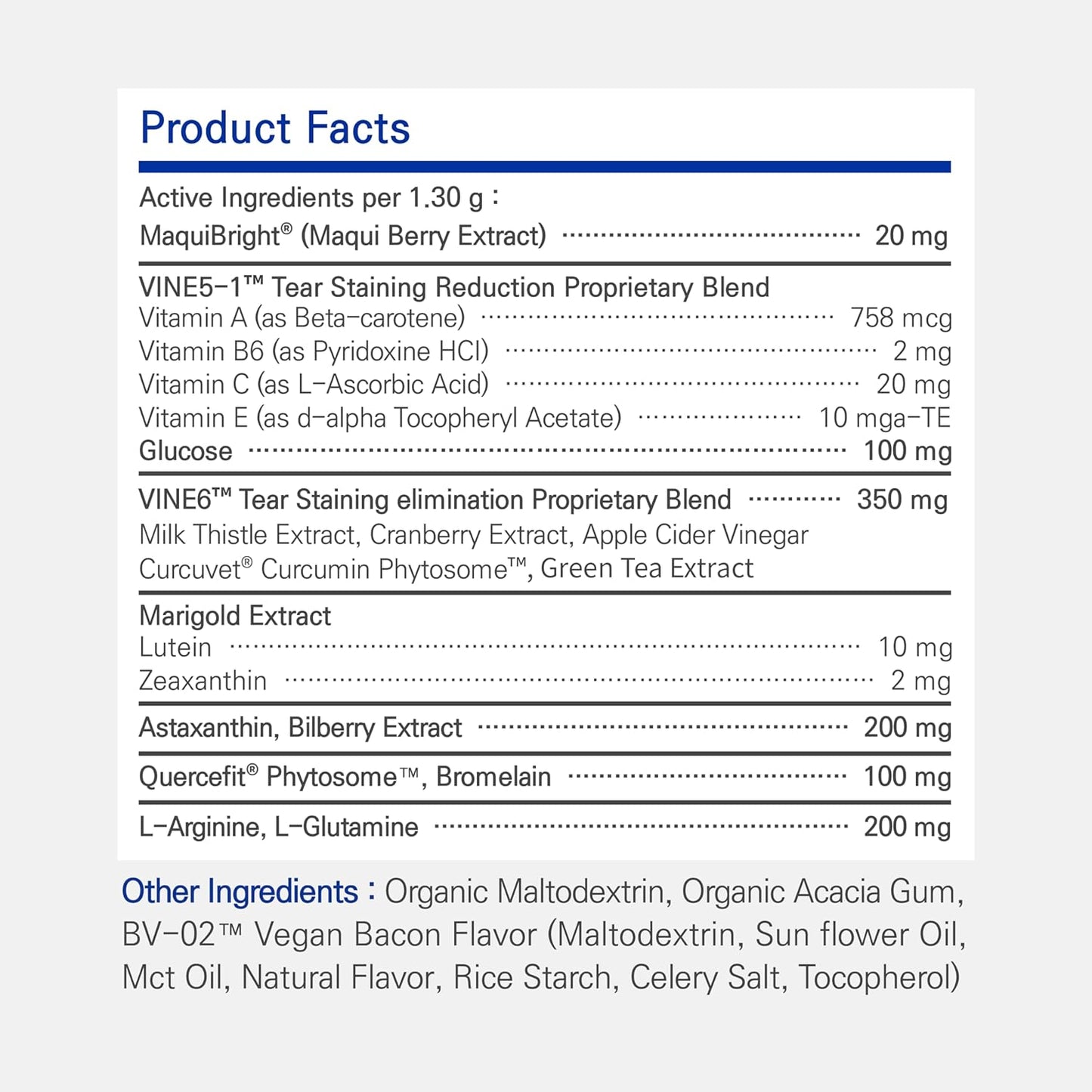 Branvine Eye Guardian for Pets - Promotes Eye Health, Reduces Tear Staining, Allergies, and Wounds (117g) with MaquiBright